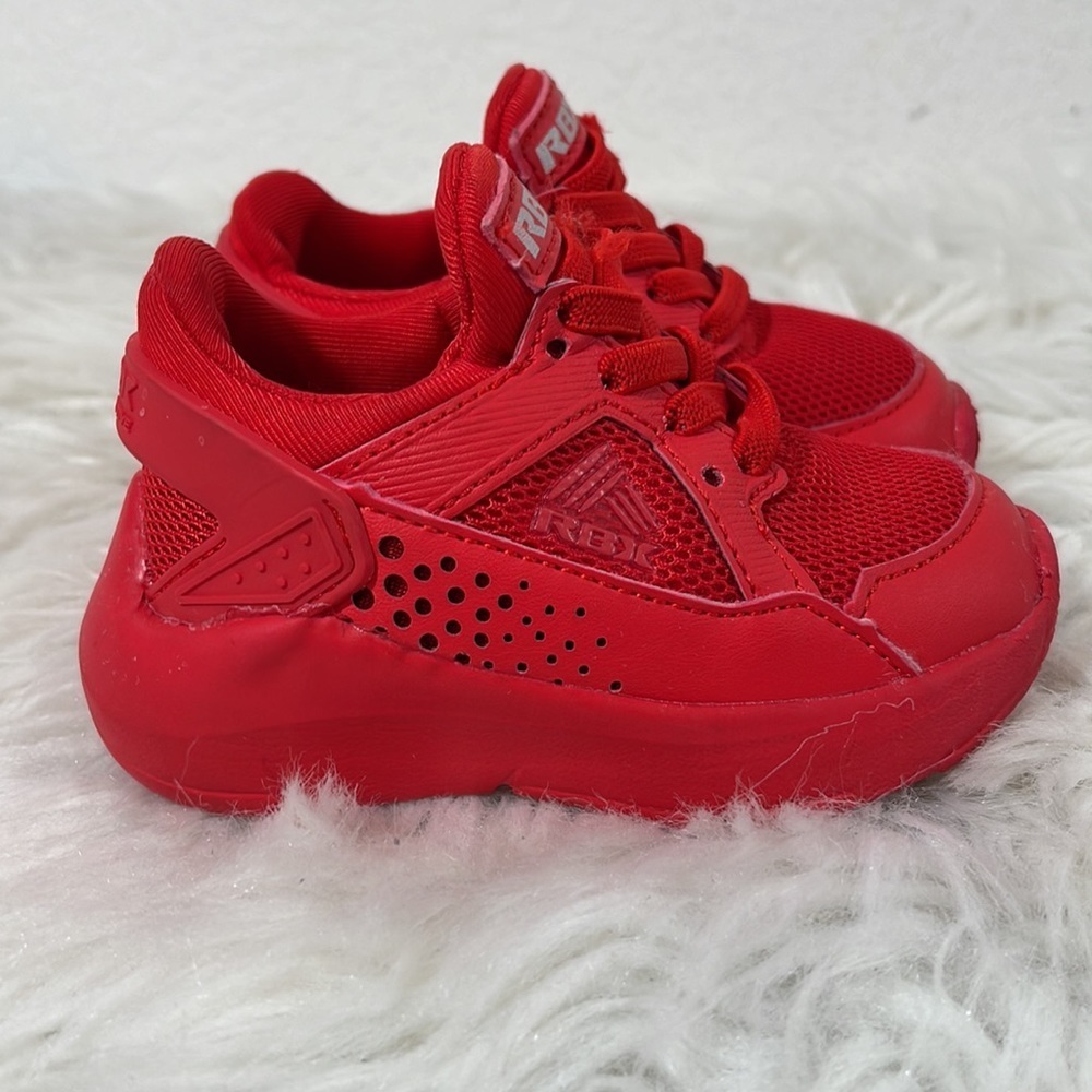 RBX Sporty Toddler Red Lightweight Sneakers Size 5